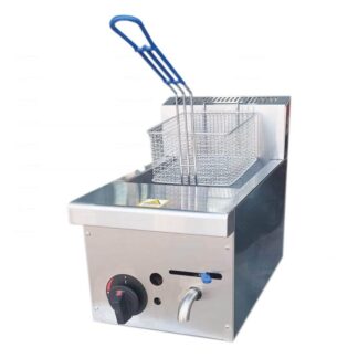 سرخ کن صنعتی (سرخ کن تک لگن گازی با شیرتخلیه مستر) مستر گازی تصویر1