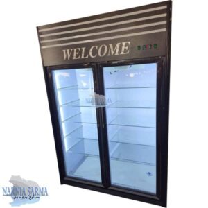 فریزر صنعتی (فریزر ایستاده ویترینی دو درب 120 سانتی متری آرسین تجهیز) الکتروزمزم دو درب 120 سانتی متری تصویر1
