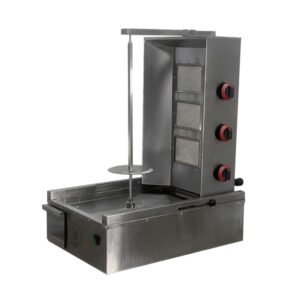 فر کباب ترکی (دستگاه کباب ترکی رومیزی تک سیخ سه شعله آبا مدل OT-800B) آبا OT-800B تصویر1