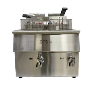 سرخ کن صنعتی (سرخ کن صنعتی گازی دو لگن آبا مدل OT-QJX-17L-2) آبا OT-QJX-17L-2 تصویر1