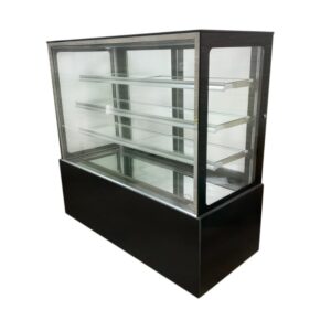 یخچال ایستاده (یخچال ویترینی مکعبی قنادی و کافی شاپ ۱۵۰ سانتی متری آبا مدل HTC-1500S) آبا HTC-1500S تصویر1