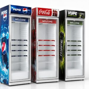 یخچال ویترینی ایستاده عرض ۷۰ سانتیمتر طرح دلخواه