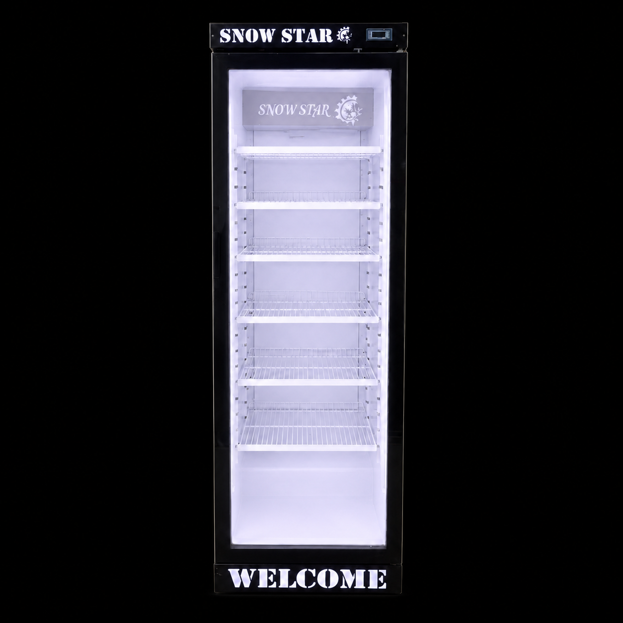 یخچال ایستاده ویترینی فروشگاهی تک درب 7۰ سانتی مدل Snow Star - تصویر 4